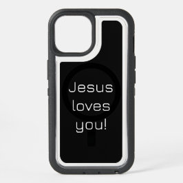 Jesus te ama | Preto e branco