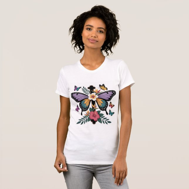 Jesus [Theme] Camiseta Feminina Fé Brasil Presente (Frente Completa)