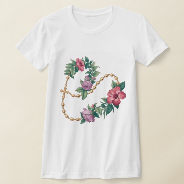 Jesus [Theme] Camiseta Feminina Fé Brasil Presente (Postura )
