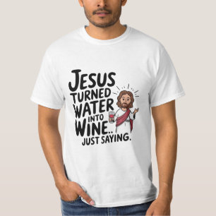 Jesus Transformou Água Em Camisa Religiosa Engraça