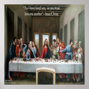 Jesus @ Último Amor Um Ao Outro Poster de Citaç