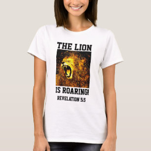 JESUS YESHUA ROARING LION, DA JUDAH T-shirts