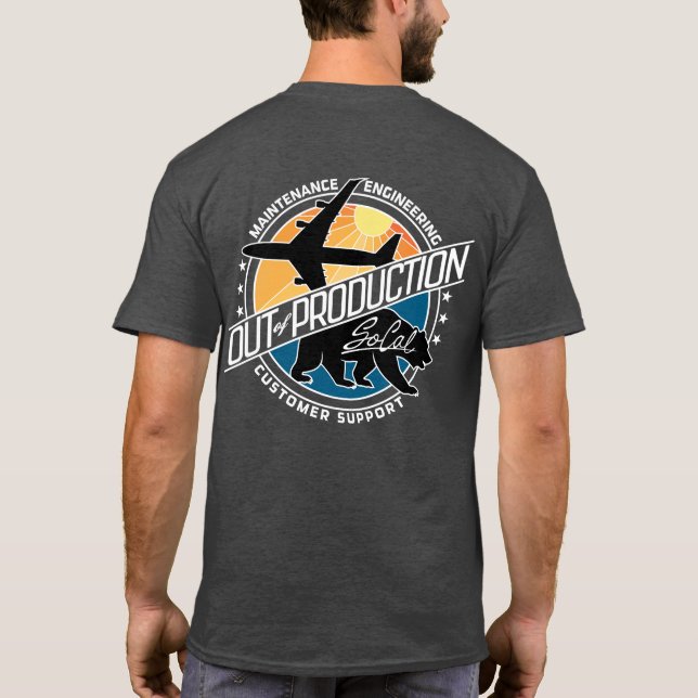 Jet & Bear - Trás - Camisas escuras (Verso)