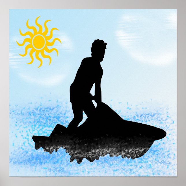 Jet Ski Dreams Poster (Frente)