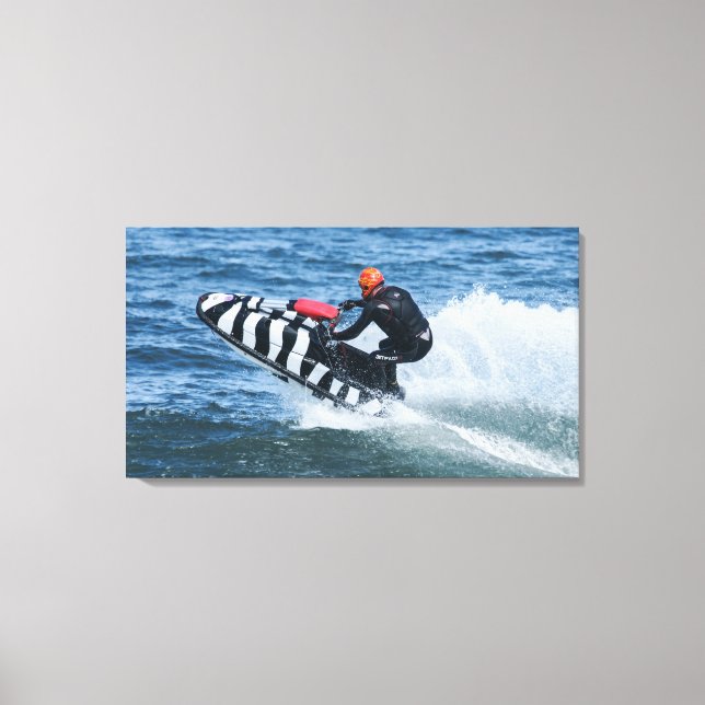 Jet Skiing Water Sport Canvas (Frente)