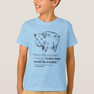 Jethro caçoa o t-shirt
