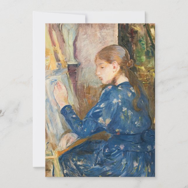 Jeune Fille Écrivant | Berthe Morisot (Frente)