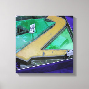 Jeux de Construction Metal Letters Canvas