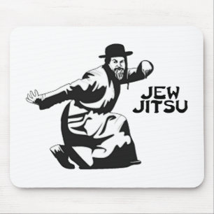 Jew Jitsu Mouse Pad Presentes do Bar judeu Mitzv