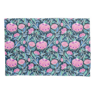 Jewel Toned Boho Chalk Chintz Padrão Floral