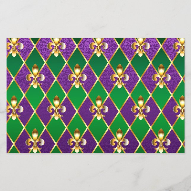 Jewelry Background Mardi Gras (Frente)