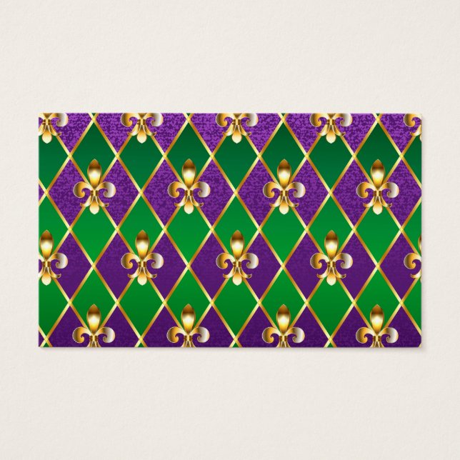Jewelry Background Mardi Gras (Frente)