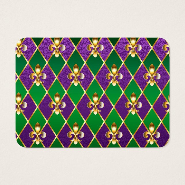 Jewelry Background Mardi Gras (Frente)