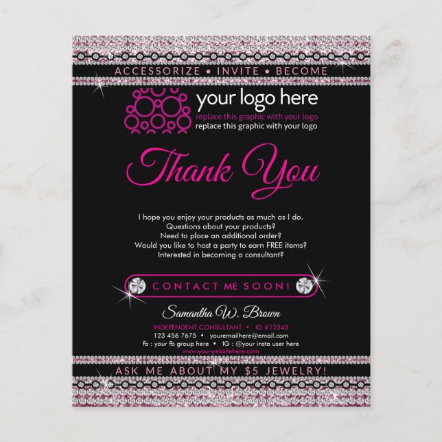 Jewelry Obrigado Flyer (Frente)