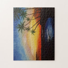 Jigsaw Quebra-cabeça Beach Sunset por JPDenyer