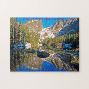 Jigsaws Dream Lago Colorado EUA. Quebra-cabeça