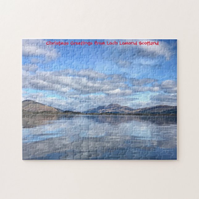 Jigsaws Loch Lomond Escócia. Quebra-cabeça (Horizontal)