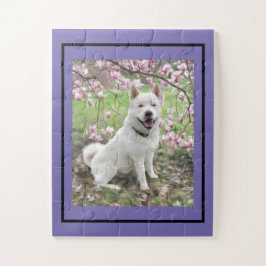 Jigsee Quebra-cabeça White Akita