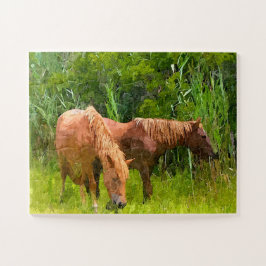 Jigsee Quebra-cabeça Wild Assateague Ponies