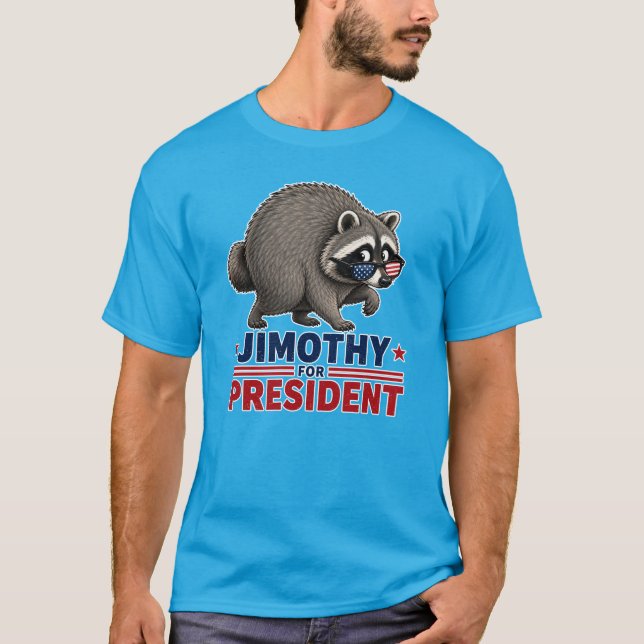 Jimothy para Presidente, Camisa Divertida do Jimot (Frente)