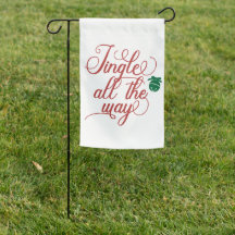 Jingle All Way Christmas Garden Flag