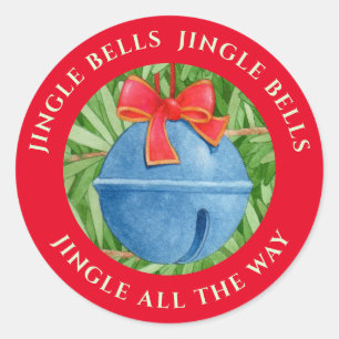 JINGLE BELLS Grandes Autocolantes redondos III