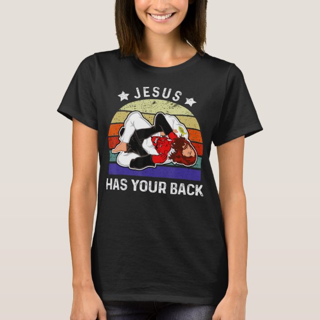 Jiu Jitsu Camisa Jesus Camisa Jesus Tem Você (Frente)