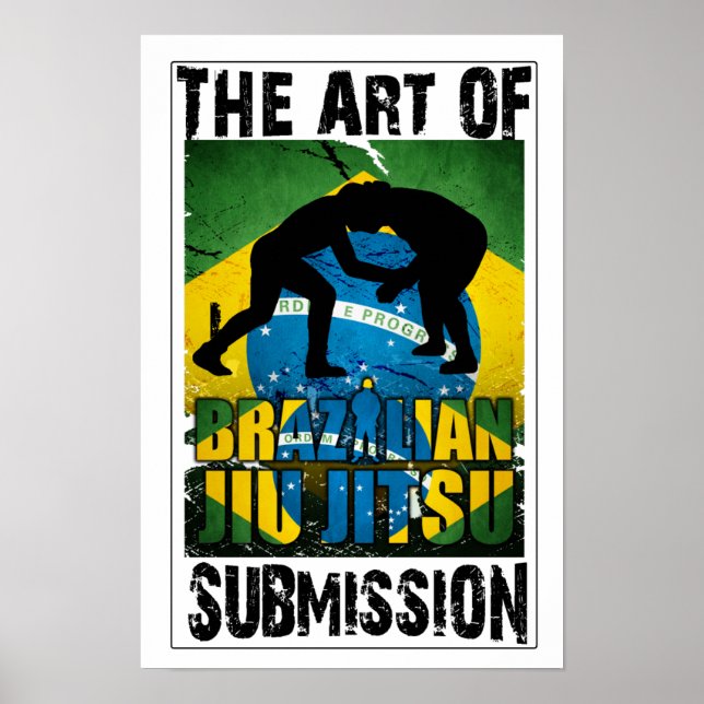 Jiu Jitsu - Poster de Arte de Envio (Frente)