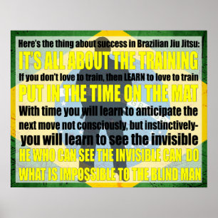 Jiu Jitsu, Poster "Veja o invisível"