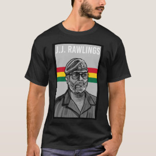 JJ Rawlings Ghana desenhando T-Shirt clássico