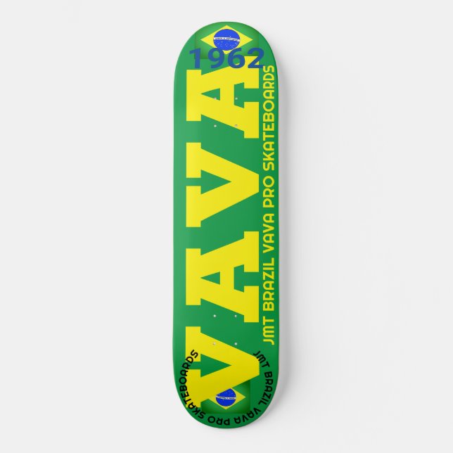 JMT BRAZIL VAVA 8 1/4" Skateboard Deck (Frente)