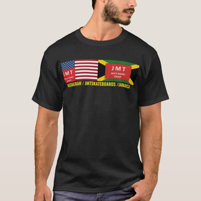 JMT EUA /JAM  SK8 Camiseta (Frente)