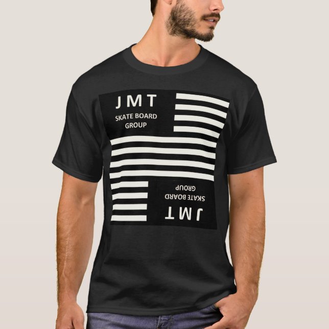 JMT EUA. T-Shirt Básico Escuro (Frente)