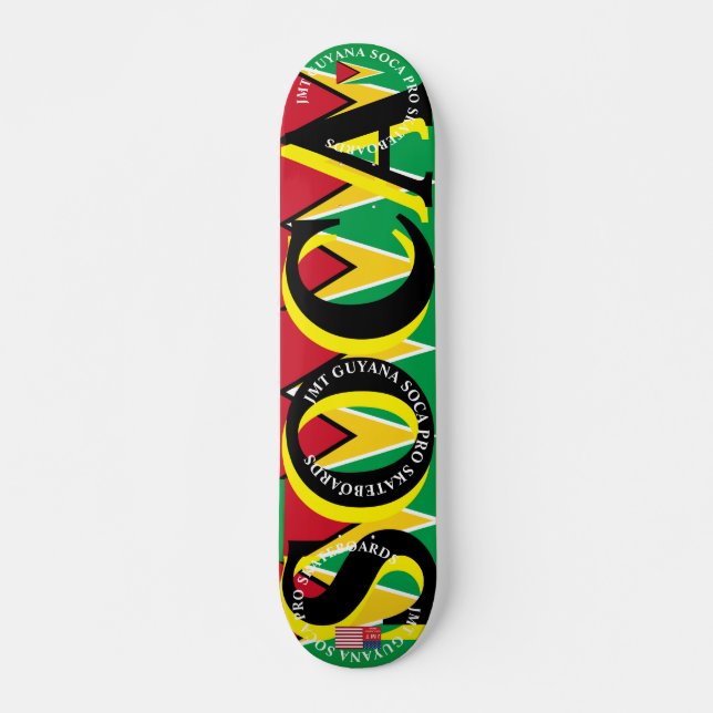 JMT GUYANA SOCA 7 3/4" Deck de Skateboard (Frente)