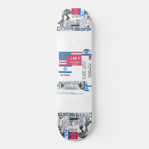 JMT ISRAEL 8, 1/4", skateboard Deck