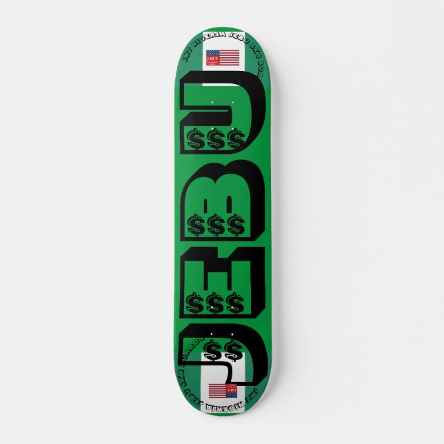 JMT NIGERIA - JEBU 7, 3/4", skateboard Deck (Frente)
