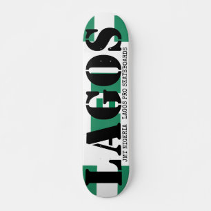 JMT NIGERIA LAGOS 7, 3/4", skateboard Deck