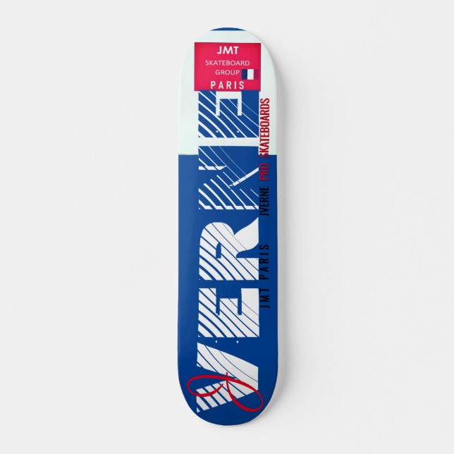 JMT PARIS JVERNE 7, 3/4", skateboard Deck (Frente)