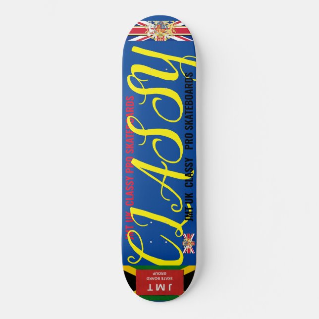 JMT UK CLASSY 8 1/4" Skateboard Deck (Frente)