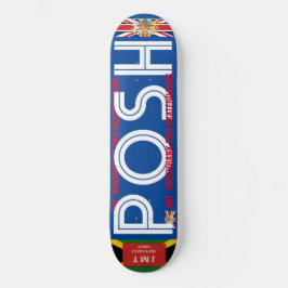 JMT UK POSH 8, 1/4", skateboard Deck
