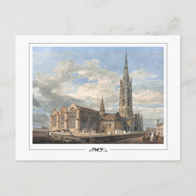 JMW Turner #12-3 - Cartão Postal de Arte (Frente)