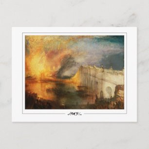 JMW Turner #19-3 - Cartão postal de arte fina