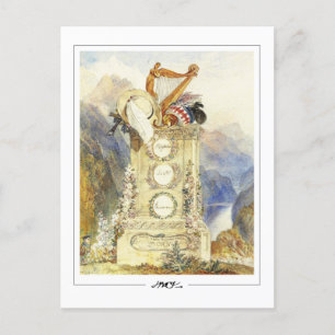 JMW Turner #560-3 - Cartão postal de arte