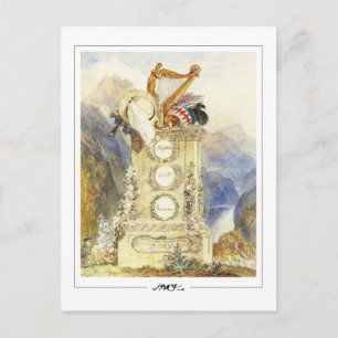 JMW Turner #560-3 - Cartão postal de arte