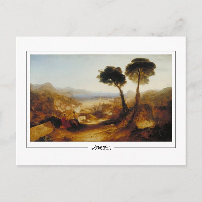 JMW Turner #8-3 - Cartão Postal de Arte (Frente)