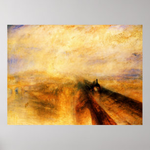 JMW Turner Rain Steam e Poster de velocidade