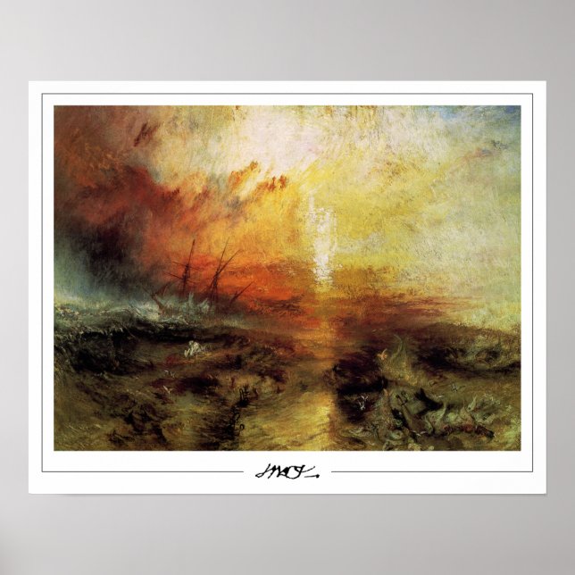 JMW Turner Zedign Art Poster nº 133-2 (Frente)