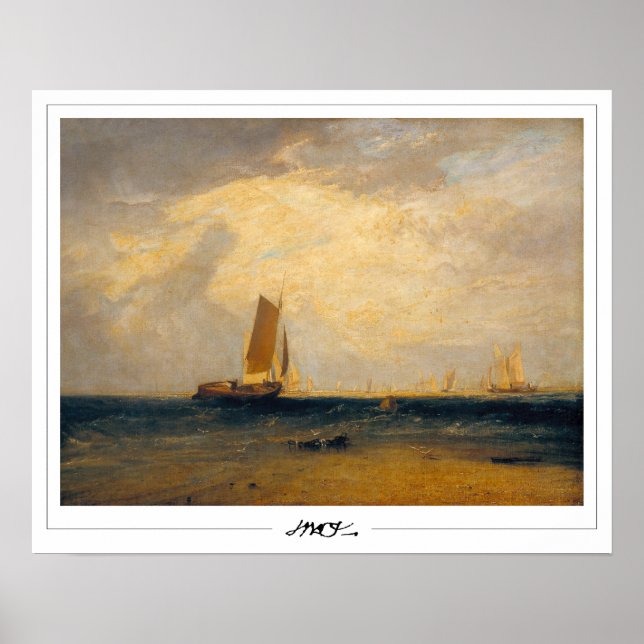 JMW Turner Zedign Art Poster nº 13-3 (Frente)