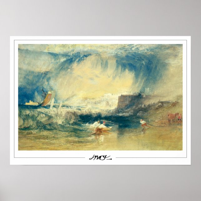 JMW Turner Zedign Art Poster nº 141-3 (Frente)
