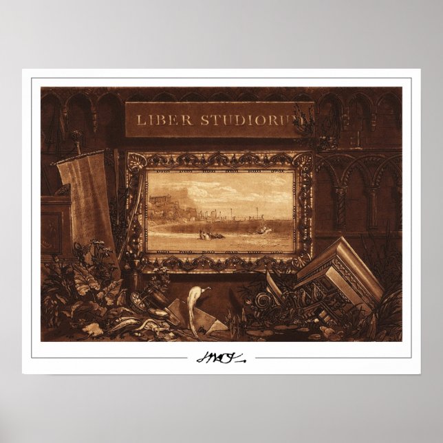 JMW Turner Zedign Art Poster nº 224-3 (Frente)